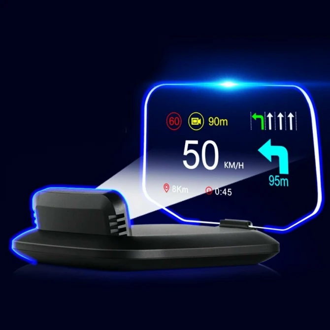 Автомобильный проекционный дисплей с навигацией